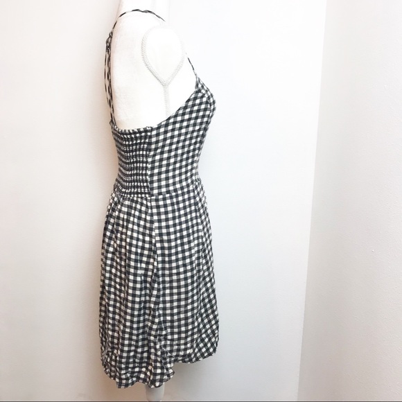 Abercrombie & Fitch Black and White Gingham Dress - Picture 2 of 5